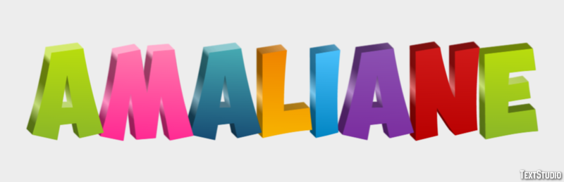 Amaliane Text effect