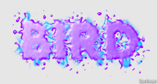 Bird Text Effect