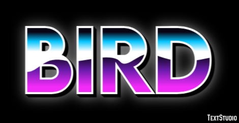 Bird Text Effect