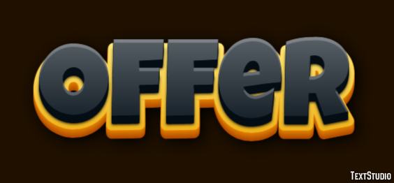 Offer Effet de Texte