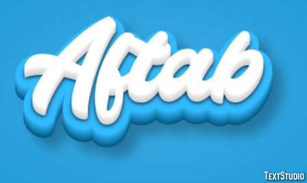 Aftab Text Effect