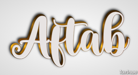 Aftab Text Effect