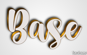 Base Text effect