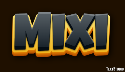 Mixi Text Effect