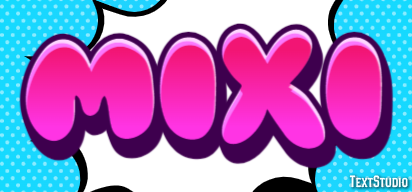 Mixi Text effect
