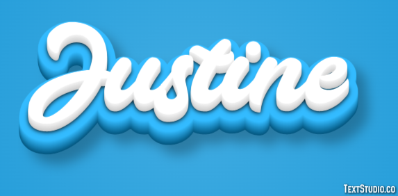 Justine Эффект текста