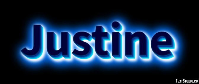 Justine Эффект текста