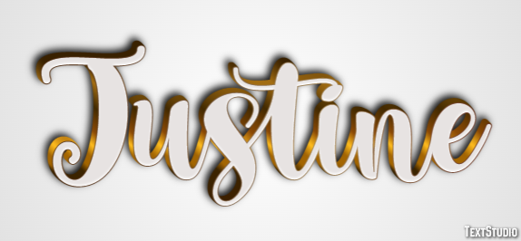 Justine Эффект текста