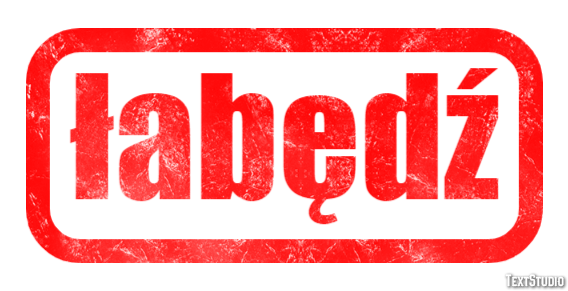 łabędź Efekt tekstowy