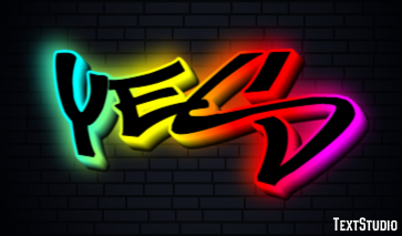 Yes Text Effect