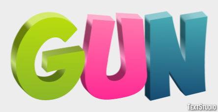 Gün Effetto testo