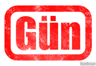 Gün Effetto testo