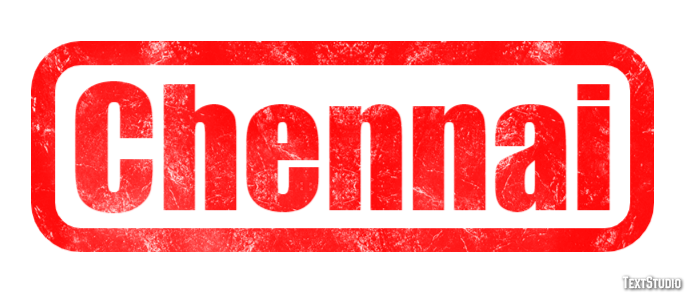 Chennai Efekt tekstowy