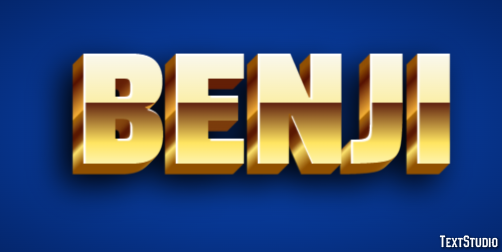 Benji Text Effect