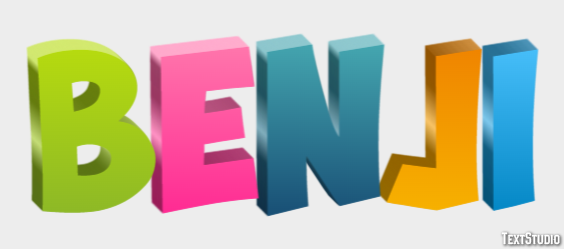 Benji Text Effect