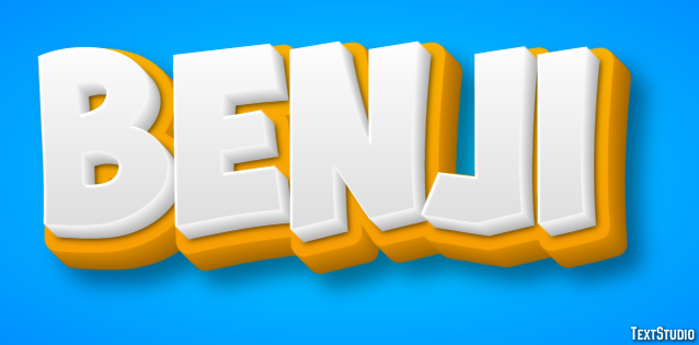 Benji Text Effect