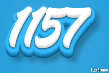 1157 Text Effect