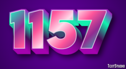1157 Text Effect