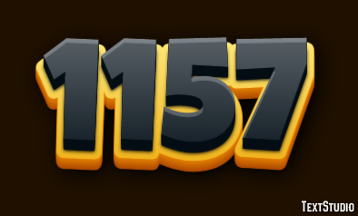 1157 Text Effect