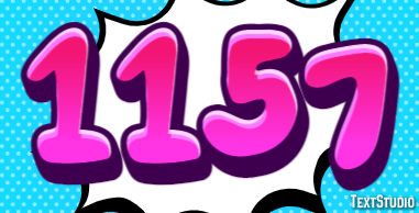 1157 Text Effect
