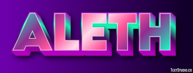 Aleth Text Effect