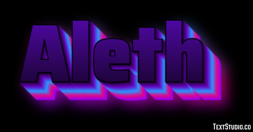 Aleth Text Effect