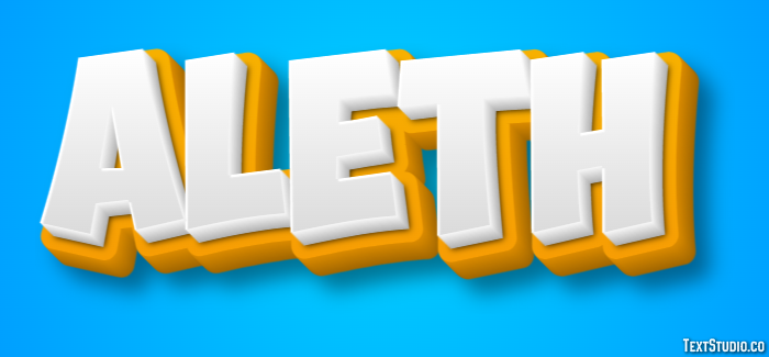 Aleth Text Effect