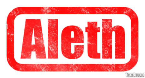 Aleth Text effect