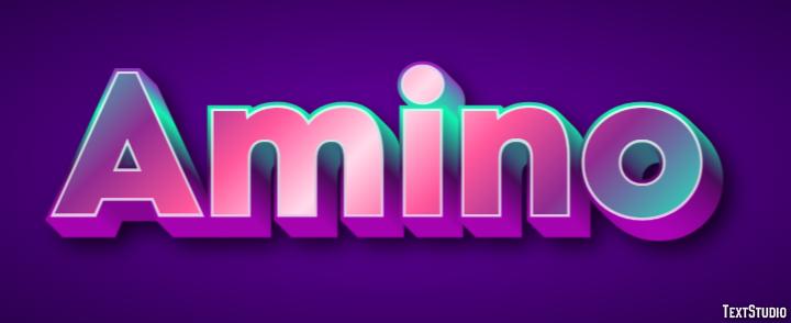Amino Эффект текста