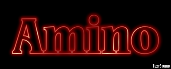 Amino Text effect