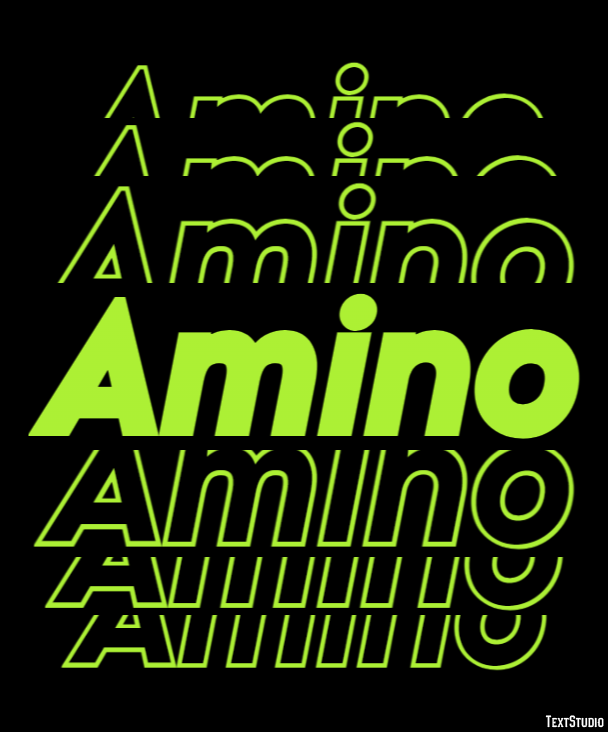 Amino Text effect