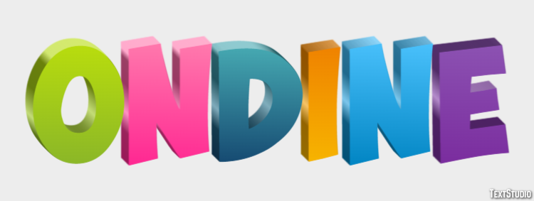Ondine Texteffekt
