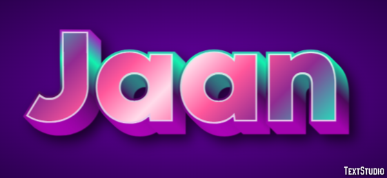 Jaan Text Effect