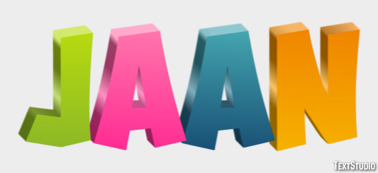 Jaan Text Effect