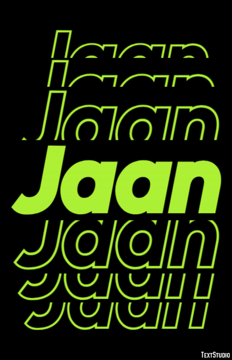 Jaan Text Effect