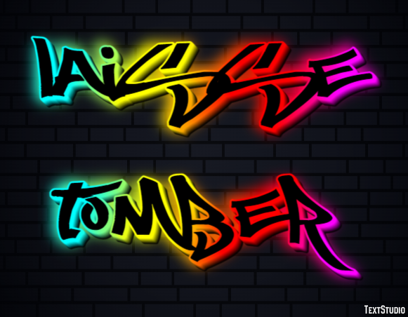 Laisse tomber Texteffekt