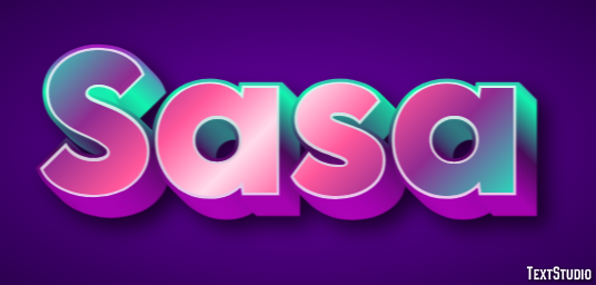 Sasa Text effect