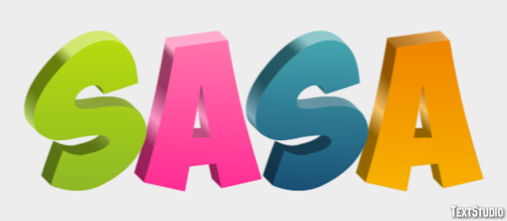 Sasa Text effect