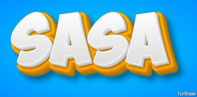 Sasa Text effect