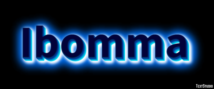 Ibomma Text effect
