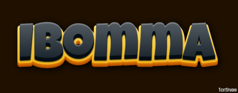 Ibomma Text effect