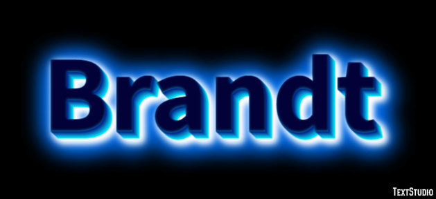 Brandt Text Effect