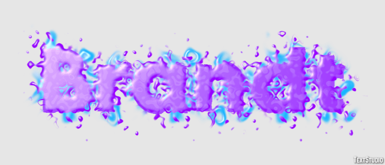 Brandt Text effect