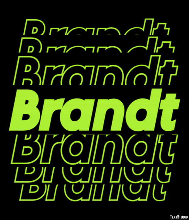 Brandt Text Effect