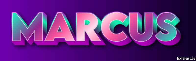 Marcus テキスト効果