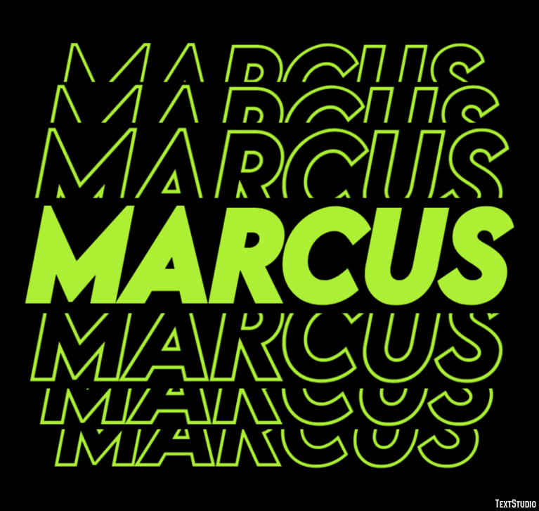 Marcus テキスト効果