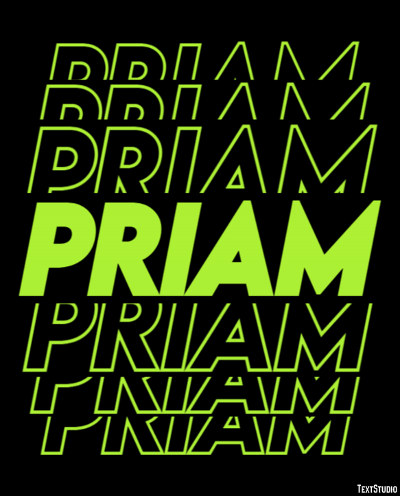 Priam Texteffekt