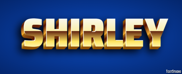 Shirley Text effect
