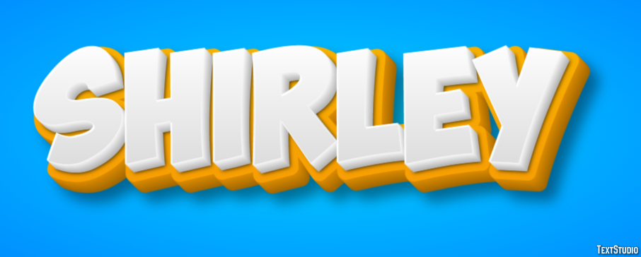 Shirley Text effect