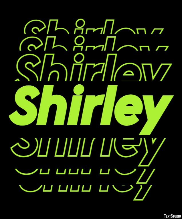 Shirley Text Effect